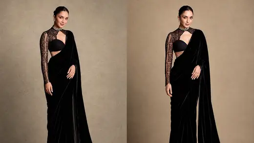 Kiara Advani Ka Black Saree Scene, Sabko Hila Diya Hyderabad Mein