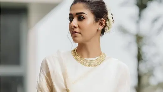 Nayanthara Dazzles in Onam Style with Chic Saree and Glam