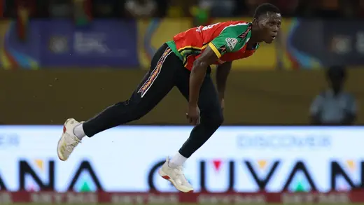 Shamar Joseph Turns Stumps Into Flying Confetti in CPL Match