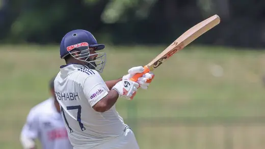 Rishabh Pant Smashes 21st Fifty in Sri Lanka Test Match