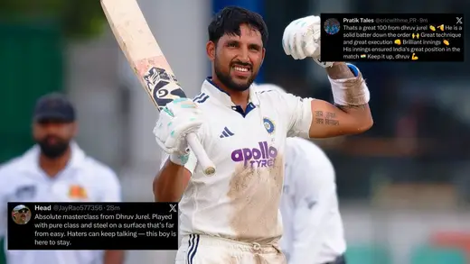 Dhruv Jurel's Stunning 115* Lights Up Colombo Test Match