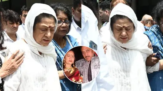 Aruna Irani Says Goodbye to Kuku Kohli at Funeral Ceremony