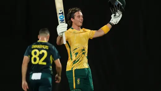 Dewald Brevis Ready to Rock T20 Tri-Series in Namibia