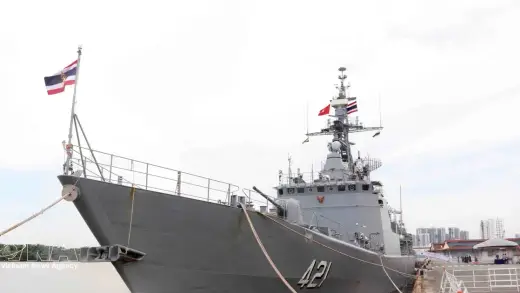 Thai Navy Ship Sails into Ho Chi Minh City for Friendship