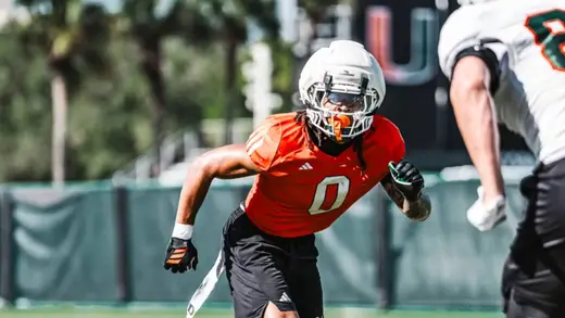 Omar Thornton Joins Miami Hurricanes for Fall Training Fun