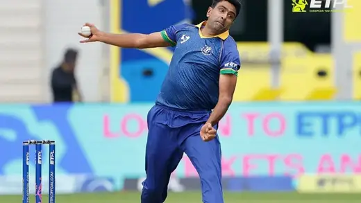 Ashwin's Sneaky Carrom Ball Stuns RCB Star in T20 Clash
