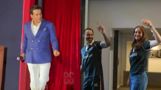 Faf du Plessis and Dockers Join Ravi Kishan's Dance Party