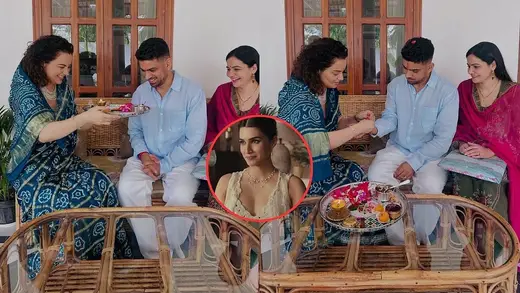 Kangana's Colorful Raksha Bandhan Celebration with Family Fun