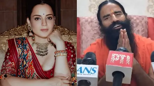 Kangana and Baba Ramdev Sweetly Reconcile on Raksha Bandhan