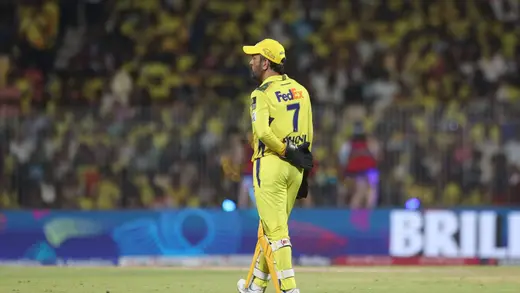 Noida Super Kings Captain Channels MS Dhoni's Helicopter Shot