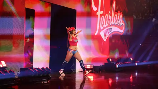 Nikki Bella Shows Off New Divas Championship with Drama