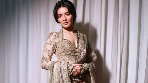 Pratibha Ranta Shines In Floral Anarkali At Launch Event