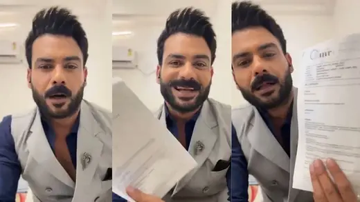 Vishal Aditya Singh Takes on Trolls With Injury Proof