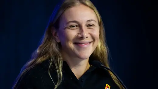 Amanda Anisimova's Sneaky Sip: Not Beer, Just Energy Drink