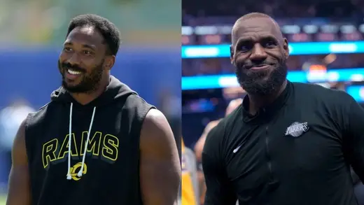 LeBron's Spellbinding Cheer for Myles Garrett's NFL Glory