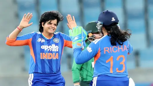 Shafali Verma's Stare After Bowling Out Muneeba Ali