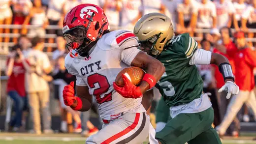 Savion Miller Shines in Iowa City High Football Clash
