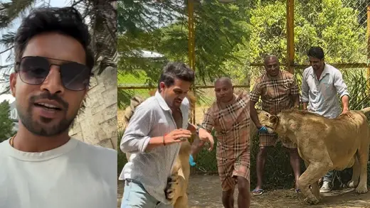 Kiran Raj Eases Fans' Fears After Viral Lion Video