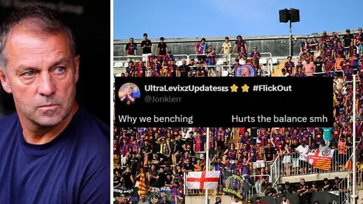 Barcelona Fans Stunned as Gordon Takes a Seat for UCL Clash