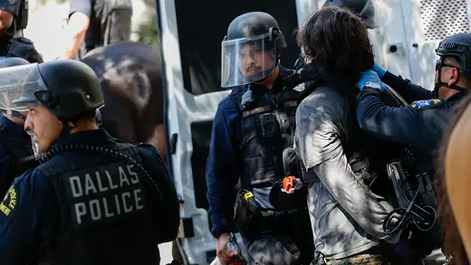 Dallas GOP Convention Sees Police Action Amid Protest Excitement