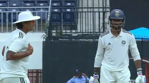 Shoulder Bump Sparks Drama in Duleep Trophy Final