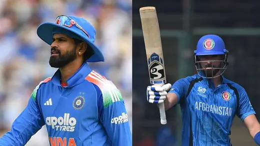 Shreyas Iyer vs Ibrahim Zadran: Who is the better T20I batter?