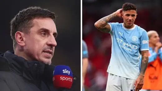 Gary Neville on the Challenge of Teaming with Enzo Fernandez