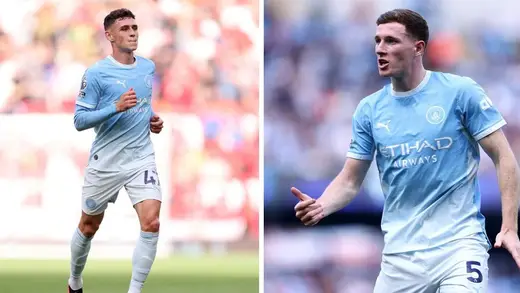 Phil Foden's Bouncing Reaction After Red Card Derby Win