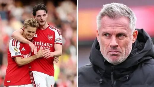 Jamie Carragher Names David Raya Arsenal's Top Player