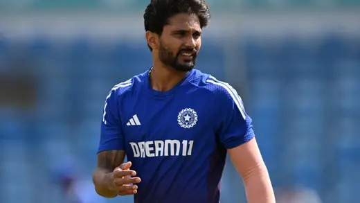 Nitish Reddy's First Ball Wicket Shocks Afghanistan in T20I