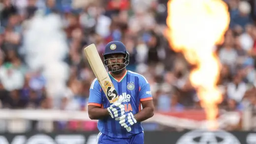 Sanju Samson's Blazing 57 Steals the Show in T20I