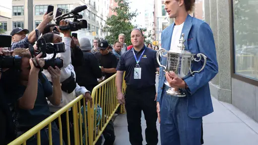 Zverev Turns Down Fans After Wild US Open Celebration