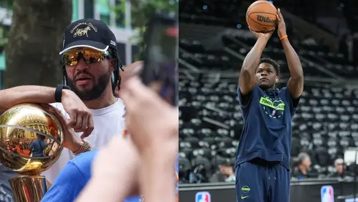 Anthony Edwards Ka Dhamaka: Jalen Brunson Ke Baap Pe Joke