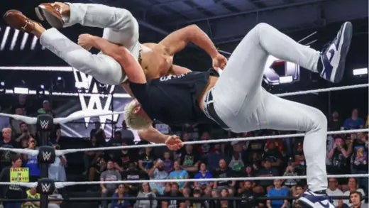 Joe Hendry Filming Music Video at WWE Performance Center