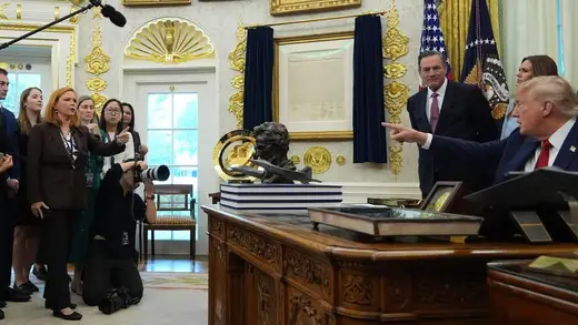 Trump Kicks CNN, Politico, and MS NOW Out of the White House
