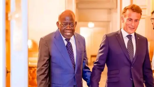 Macron and Tinubu Share a Smooth Dinner in Paris