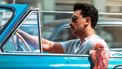 Ranbir Kapoor's Vintage Car and Bloody Arm in Love & War
