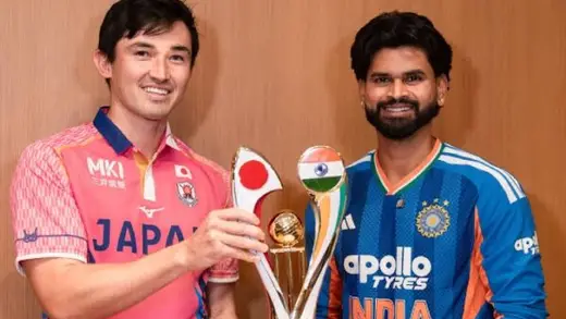 India Celebrates 200th T20I Win in Thrilling Match Against Japan