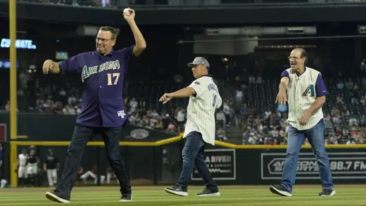 Diamondbacks Honor 2001 Champs at Chase Field Celebration