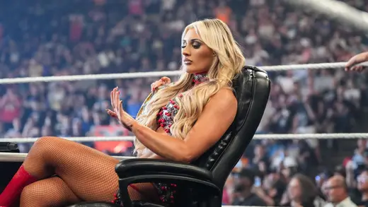 Tiffany Stratton Cheers for Lil Yachty's Wrestling Spirit