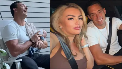Mandy Rose's Hubby Shares Sweet Moment with Newborn Son