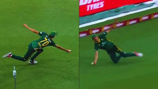 Marco Jansen Dazzles with Epic Catch in ODI Clash