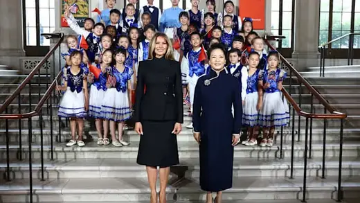 Melania and Peng Liyuan's Fun Day at the Art Museum