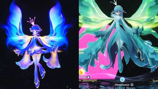 Transform Irisalis with Glimmering Driftshadow in Aniimo