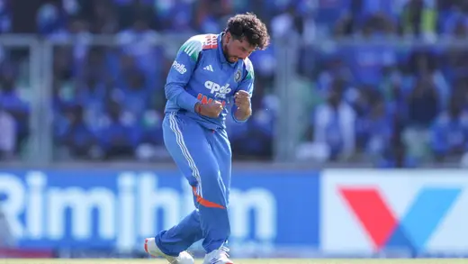 Kuldeep Yadav's Wicket Sparks Excitement in IND vs WI ODI
