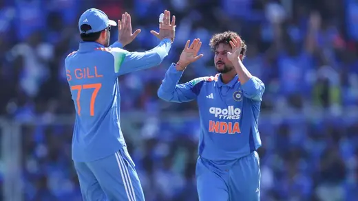 Kuldeep Yadav Dances with Destiny, Dismisses Shai Hope