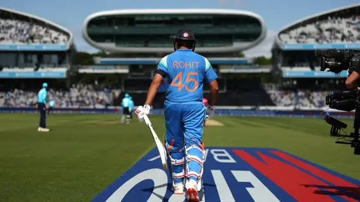 Rohit Sharma's Quick Knock Ends as Kohli Takes Charge