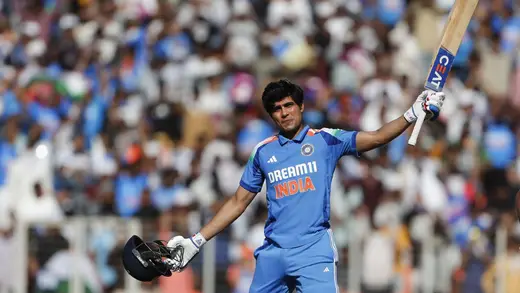 Shubman Gill Hits 10th ODI Century and Celebrates in Style
