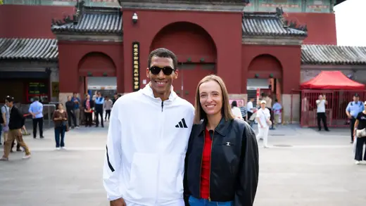 Felix Auger-Aliassime and Iga Swiatek Dazzle in Hanfu