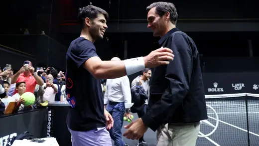 Carlos Alcaraz Keeps Lunch Secrets with Roger Federer